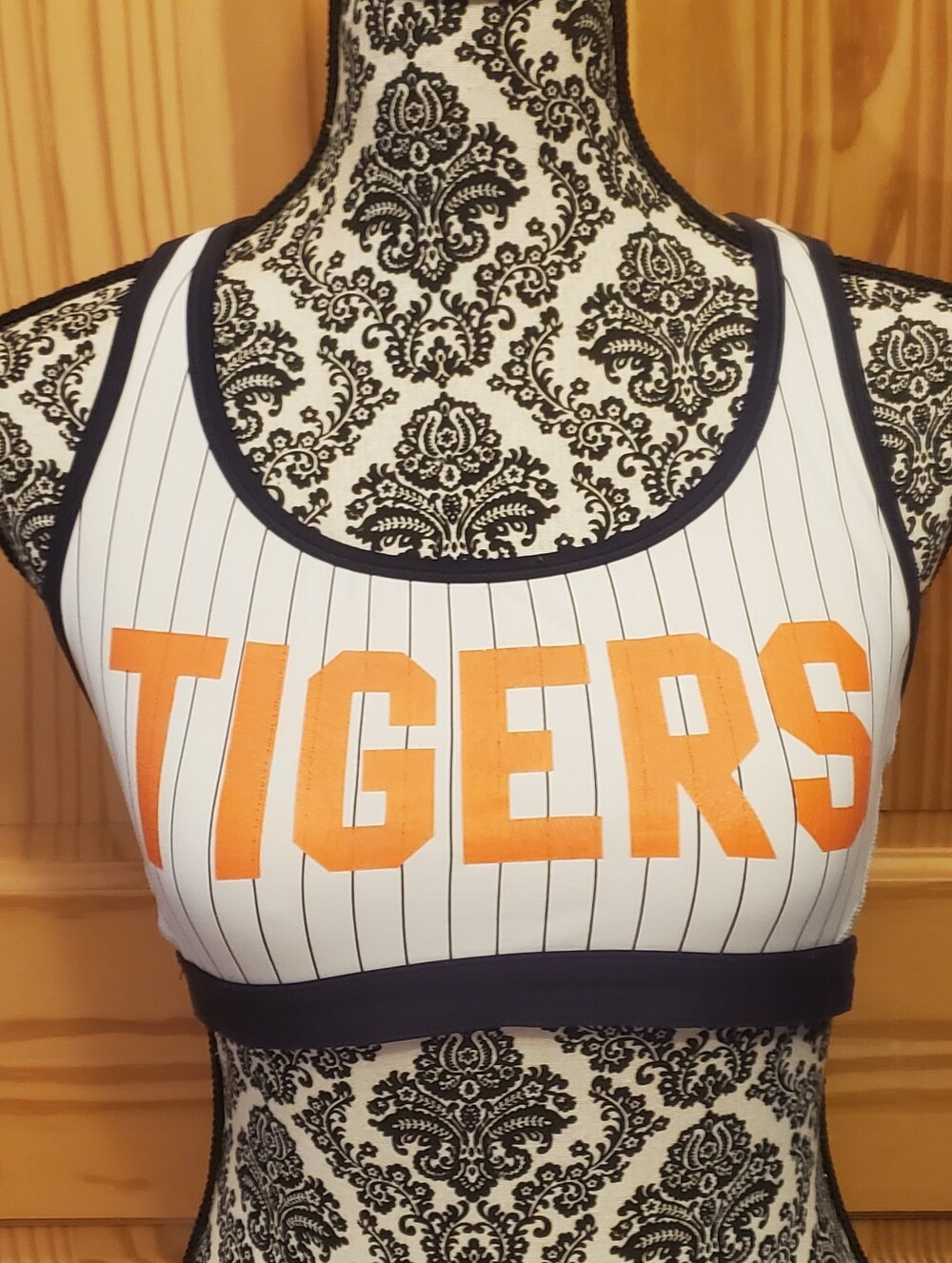 Victoria's Secret PINK Detroit Tigers Baseball Sports Bra Large Rare